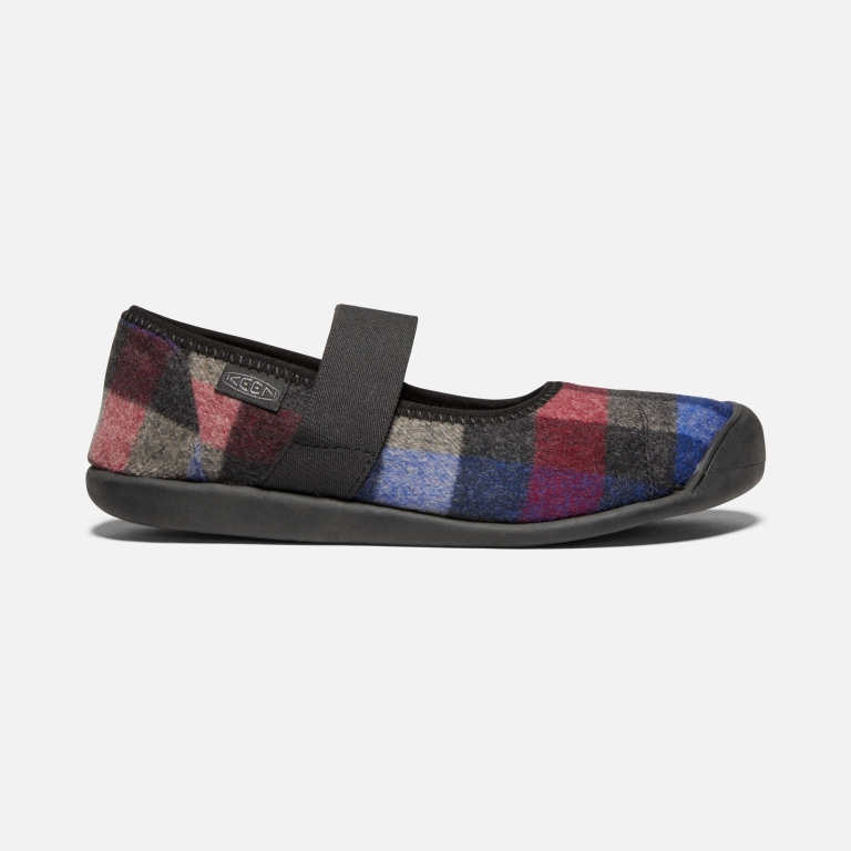 Keen Sienna Mary Jane Plaid Shoes - Women's Multicolor Black Footwear